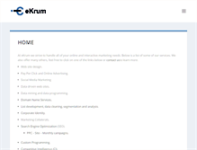 Tablet Screenshot of ekrum.com